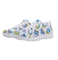 Nouvelles chaussures de sport décontractées multi-OEM personnalisées pour hommes, femmes et couples, tendance, en maille imprimée, zapatillas, baskets de sport pour hommes DN
