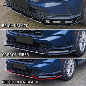 Black Redline Fibra de carbono ABS Car Body Kit Protector Splitter Difusor Spoiler para <span class=keywords><strong>Honda</strong></span> 2023 <span class=keywords><strong>CRV</strong></span> - Product Image 4