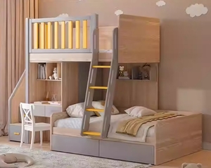 Eleganti letti per bambini in legno mobili per camera da letto letto a castello per bambini <span class=keywords><strong>lettino</strong></span> per bambini in legno neonato <span class=keywords><strong>lettino</strong></span> a castello per bambini - Product Image 4