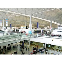 Estructura de Acero de Gran Envergadura para Techos de Edificios de Aeropuertos, Estructura de Armadura Espacial Personalizable