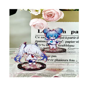 Custom colorato Anime stile acrilico Desktop stand porta segni ornamenti per ufficio/ristorante/decorazione di nozze QR Code/Logo - Product Image 2