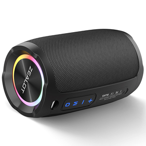 ZEALOT S49 Altavoz portátil de diente azul 20W 4 <span class=keywords><strong>ohm</strong></span> IPX7 Caja de sonido potente a prueba de agua Bass Boost Emparejamiento dual TF, TWS, USB S49 pro - Product Image 1