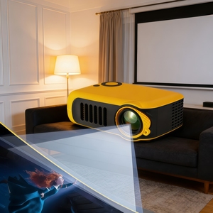 Proyector Portátil A2000 1080P HD LED con Enfoque Automático, Mini Cine en Casa para Contar Historias a los Niños, Altavoces Integrados, 1600 Lúmenes - Product Image 3