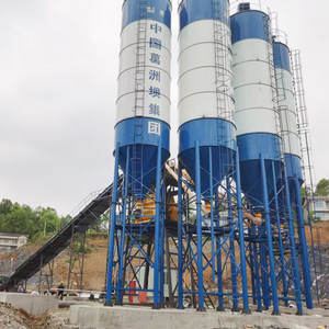 Mesin Pengaduk Beton Bebas Debu 120m3/jam Pabrik Pengaduk Beton Industri untuk Proyek Pembaruan Perkotaan - Product Image 6