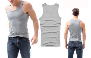 Canotte Elasticizzate in Bambù Ecologiche per <span class=keywords><strong>Uomo</strong></span>, Asciugatura Rapida, per Sport e Palestra, Vendita all'Ingrosso - Product Image 5