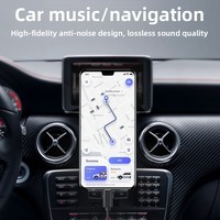 Kabel Audio Mobil AUX untuk Ponsel, Pengisian Cepat 3A Tipe-C, Kabel Nylon Kepang dengan Konduktor Tembaga Murni, Kabel Patch 3.5mm untuk Ponsel