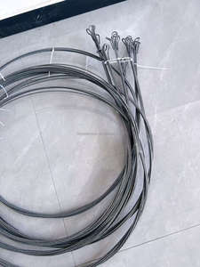 Chaîne à maillons rapides en fil d'acier galvanisé, technique de tissage pour la fixation à double anneau de bouteilles en coton et en plastique, découpe et pliage - Product Image 4