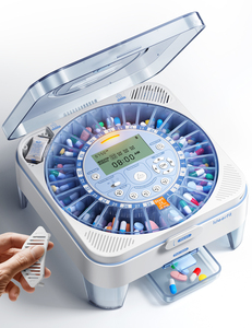 Sistema Automático de Dispensa de Comprimidos, Armazenamento Grande com 28 Compartimentos, Design à Prova d'Água e Umidade para Idosos - Product Image 2