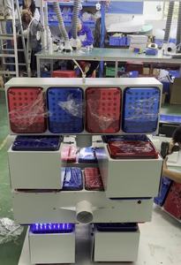 Lampu Strobo Sinyal Lalu Lintas Tenaga Surya Harga Distributor 4 Grup Lampu Peringatan Strobo Keselamatan Jalan Lampu Berkedip Merah Biru - Product Image 5