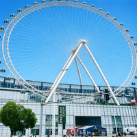 Grande Roue Géante de 50m, 65m, 88m, 101m à Spécifications Variées à Vendre pour Parc d'Attractions, Fête Foraine, Équipement d'Attraction