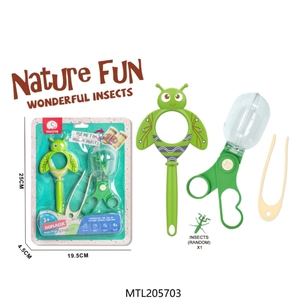 Giáo dục ngoài trời thiên nhiên thăm dò đồ chơi <span class=keywords><strong>Kit</strong></span> trẻ em côn trùng Catcher khoa học kính lúp la bàn Set làm côn trùng - Product Image 5