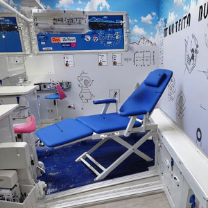 Sillón Dental Portátil OEM 2023, Sillón de Clínica Dental Plegable Móvil de Metal con Fuente de Alimentación Manual - Product Image 3