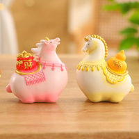 Figurine de cheval porte-bonheur - Décoration élégante pour la maison et le bureau