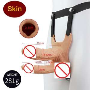 Dildo para Parejas Airis, Diseño de Doble Extremo para Placer Compartido, con Silicona Suave y Arnés Cómodo para Uso Simultáneo - Product Image 5