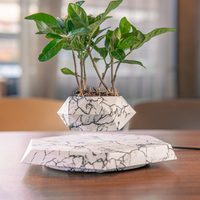 Maceta Magnética Levitante con Diseño de Bonsái, Ideal para Decoración del Hogar y Jardín, Regalo Creativo