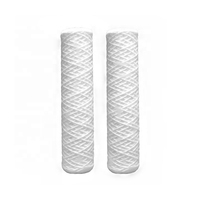 10 pouces 40 pouces fer enlèvement chaîne plaie cartouche filtrante PP filtre de fil pour la filtration des sédiments