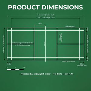 Suelo Deportivo Antideslizante de Alto Rendimiento para Canchas de Bádminton con Absorción de Impactos Superior y Protección de Articulaciones - Product Image 2