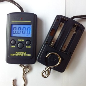 Bán Buôn Xách Tay Điện Tử 40Kg Công Suất Móc LCD Hiển Thị Hành Lý Quy Mô Pin Hoạt Động Kỹ Thuật Số Cân Trọng Lượng - Product Image 3