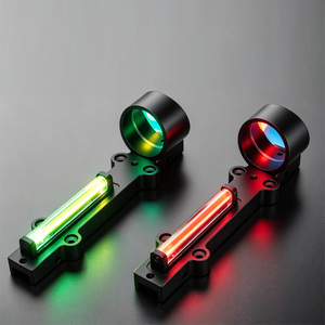 Mirino a Fibra Ottica 1x28 con Punto Rosso e Verde, Mirino Reflex Aperto per Caccia - Product Image 4