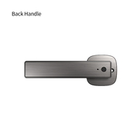 Serrure de porte intelligente Hifocus en bois avec clé, empreinte digitale et clavier numérique, déverrouillage via l'application Tuya, option de stockage de données sur carte mémoire