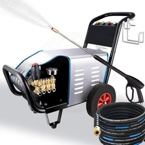 Tragbarer Elektrischer Hochdruckreiniger für Autowäsche, Terrasse, Garten, Boden, Einfahrt, Außenbereich, Haushalt und Gewerbliche Reinigung - Product Image 1