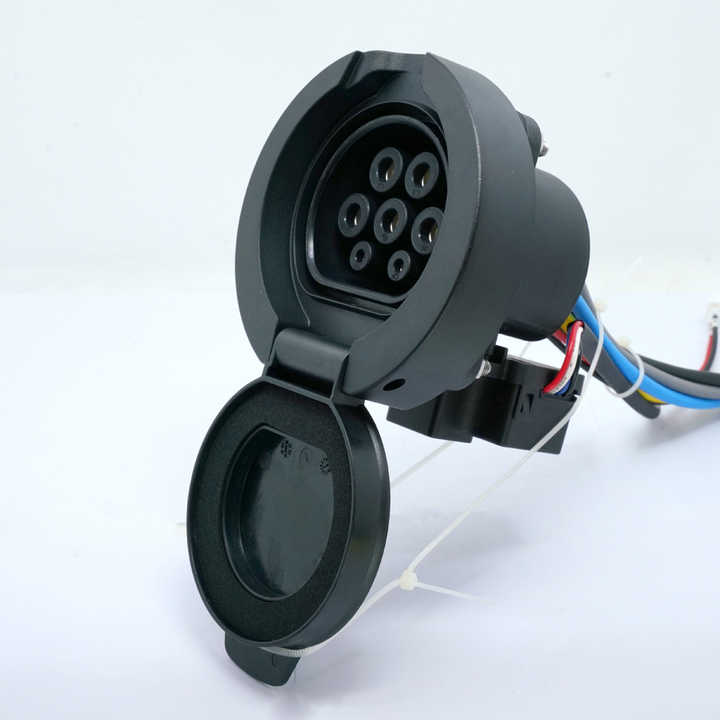Type 2 Female Three Phase Socket 32A With the Actuator Model DNL301or ...