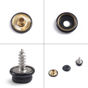 The Second Button Snap Fasteners Alloy Double-Cap Durable Apparel Rivets Classic Simple Style - Product Image 1