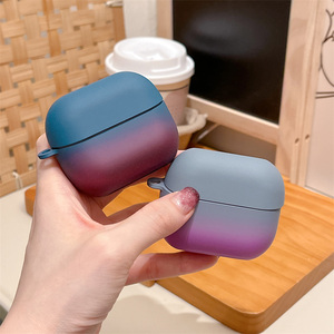 Funda de llavero de auriculares duros de PC mate delgada de Color degradado para Samsung Galaxy <span class=keywords><strong>Buds</strong></span> <span class=keywords><strong>3</strong></span> <span class=keywords><strong>Pro</strong></span> / <span class=keywords><strong>Buds</strong></span> <span class=keywords><strong>3</strong></span> funda anticaída para auriculares - Product Image 5