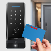 Système de contrôle d'accès CT9 Cloud TCP IP WiFi avec clavier tactile, lecteur Mifare RFID, capteur rapide NFC BLE, scanner d'identification mobile ID QR, OEM ODM