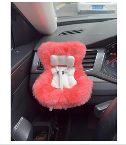 ที่นั่งตุ๊กตาในรถ17ซม. น่ารักและใช้งานได้จริงพร้อมคลิปติดช่องแอร์อุปกรณ์เสริมภายในสำหรับกล่องตาบอดของสะสมตุ๊กตาแฟนๆ - Product Image 6