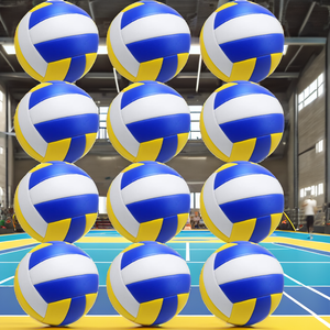 Balón de Voleibol Profesional de Cuero Laminado Tamaño Oficial 5, Termosellado, Suave al Tacto, para Partidos en Interiores, Exteriores y Playa, Venta al Por Mayor - Product Image 2