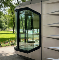Maisons mobiles de type capsule spatiale prêtes à l'emploi, lit d'hôtel, conteneurs habitables, maisons mobiles de type conteneur haut de gamme pour hôtels et résidences