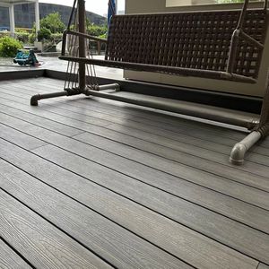 Tarima de <span class=keywords><strong>Madera</strong></span> Compuesta para Exteriores, Fácil de Limpiar, <span class=keywords><strong>Resistente</strong></span> <span class=keywords><strong>al</strong></span> <span class=keywords><strong>Sol</strong></span>, para Jardines - Product Image 6