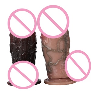 SXXY Dildo Realista de Gran Calibre, Tapón Anal para Masaje Vaginal y Anal, Estimulador Realista, Dildo de Silicona, Juguetes Sexuales para Mujeres - Product Image 1