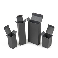 Boîte en carton kraft noir PR 22 cm avec couvercle 3 cm, logo personnalisé pour emballage cadeau, boîtes en carton blanc 30 x 40 cm, vente en gros
