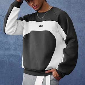 Sudaderas Extra Grandes para <span class=keywords><strong>Hombre</strong></span>, 300 g/m², 100 % Algodón, Fabricantes de Sudaderas Personalizadas, Sudaderas con Estampado Puff, Sudaderas de Corte Cuadrado - Product Image 2