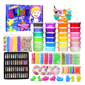 Kit para Hacer Slime, Cumpleaños, Pascua, Halloween, Edades 8-12, Fiesta de Slime para Niñas y Niños con 24 Colores, Regalo de 20 Oz, Logotipo Personalizado - Product Image 1