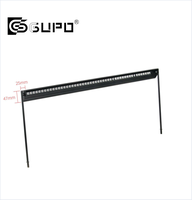 Spot LED mural pour vitrine de bijoux, éclairage de vitrine en verre, lampe de présentation sur pied long, éclairage de vitrine pour galerie et musée