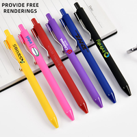 Stylos gel effaçables mignons en forme d'ours au fromage pour écoliers coréens, encre noire et bleue, personnalisables, papeterie