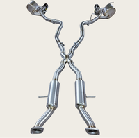 Accessoires de voiture de haute qualité, système d'échappement Catback, silencieux à valve Valvetronic, acier inoxydable 304, pour Jeep Grand Cherokee 3.6L