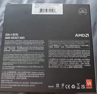 Pour processeur de bureau AMD Ryzen 7 7700 neuf, scellé, en boîte, 8C16T AM5 Zen4, avec graphismes Radeon intégrés, DDR5, pour le bureau et les jeux