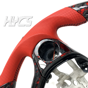 Accesorios Interiores de Coche Volante de Fibra de Carbono con LED para Honda Civic 9.ª Generación X <span class=keywords><strong>RV</strong></span> CRV U <span class=keywords><strong>RV</strong></span> 2010 -2015 - Product Image 3