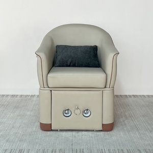 Fauteuil de spa tout-en-un avec bain de pieds intégré, confortable pour pédicure et manucure, idéal pour les salons de beauté et spas - Product Image 5
