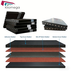 حزام ناقل مطاطي مقاوم للتآكل لنقل المواد السائبة مع حبل فولاذي - Product Image 2
