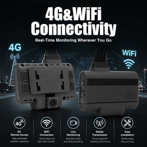 Caméra <span class=keywords><strong>embarquée</strong></span> 4G 4CH avec WiFi, GPS, ADAS, système d'assistance à la conduite, système de surveillance du conducteur DMS, caméra de sécurité automobile, kit de surveillance de la sécurité de la flotte - Product Image 3