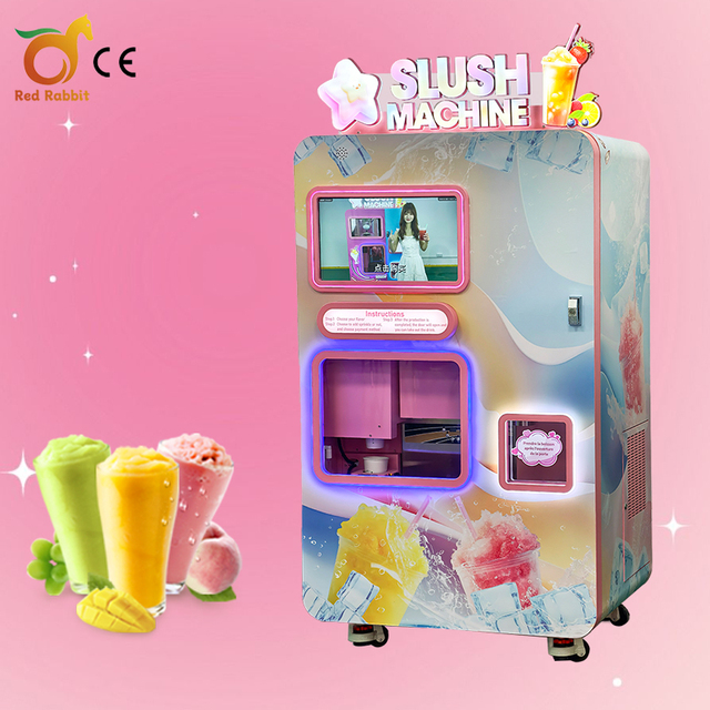 Red Rabbit High Quality Smoothie Vending Machine Commercial Slushie Machine Frozen Drink Granita Machine for Events