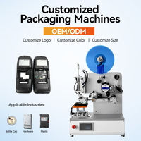 Machine d'étiquetage semi-automatique haute précision à écran tactile LK-T303 pour surfaces plates et incurvées, pour FPC, batteries, cartes SD