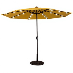 Parasols commerciaux modernes et créatifs, imperméables et résistants au vent, pour les zones de vente de nourriture en plein air, les cours, les parcs, en acier inoxydable - Product Image 4