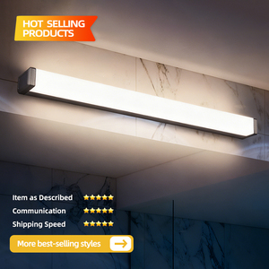Elegant Silver Lamp <b>Light</b> for Bathroom Stylish Bathroom <b>Light</b> Fixture <b>Wall</b> Mount LED <b>Light</b> Combining Modern Design - Product Image 2