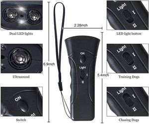 Répulsif à ultrasons pour chien Offre Spéciale dispositif anti-aboiement formateur arrêter d'aboyer Rechargeable contrôle des aboiements par ultrasons répulsif pour chien de compagnie - Product Image 3